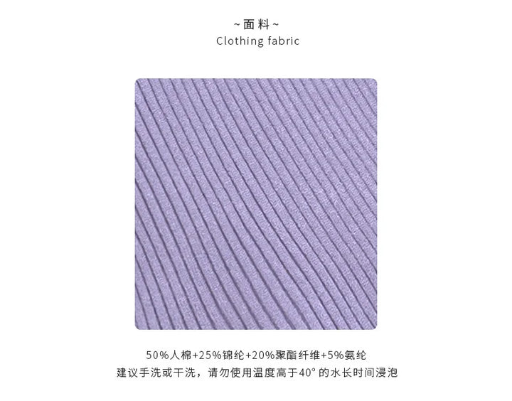 WOMENGAGA Korea Sexy V-neck High Waist Large Chest Tight Thin Knit Short Sleeve T-shirt Women's Hot Sexy Korean Women Tees 5INW