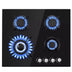 TopStrong 4-Burner Glass Ceramic Built-in Hob Natural Gas Propane Gas Hob