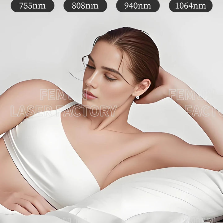 4in1 4000w Soprano Titanium Ice Platinum Diode 755 808 1064nm 4 Wavelength Laser ND:YAG Machine Painless Hair Removal Machine